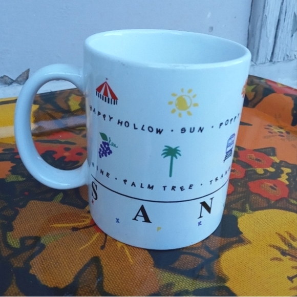 VINTAGE COFFEE MUG SAN JOSE 90S
